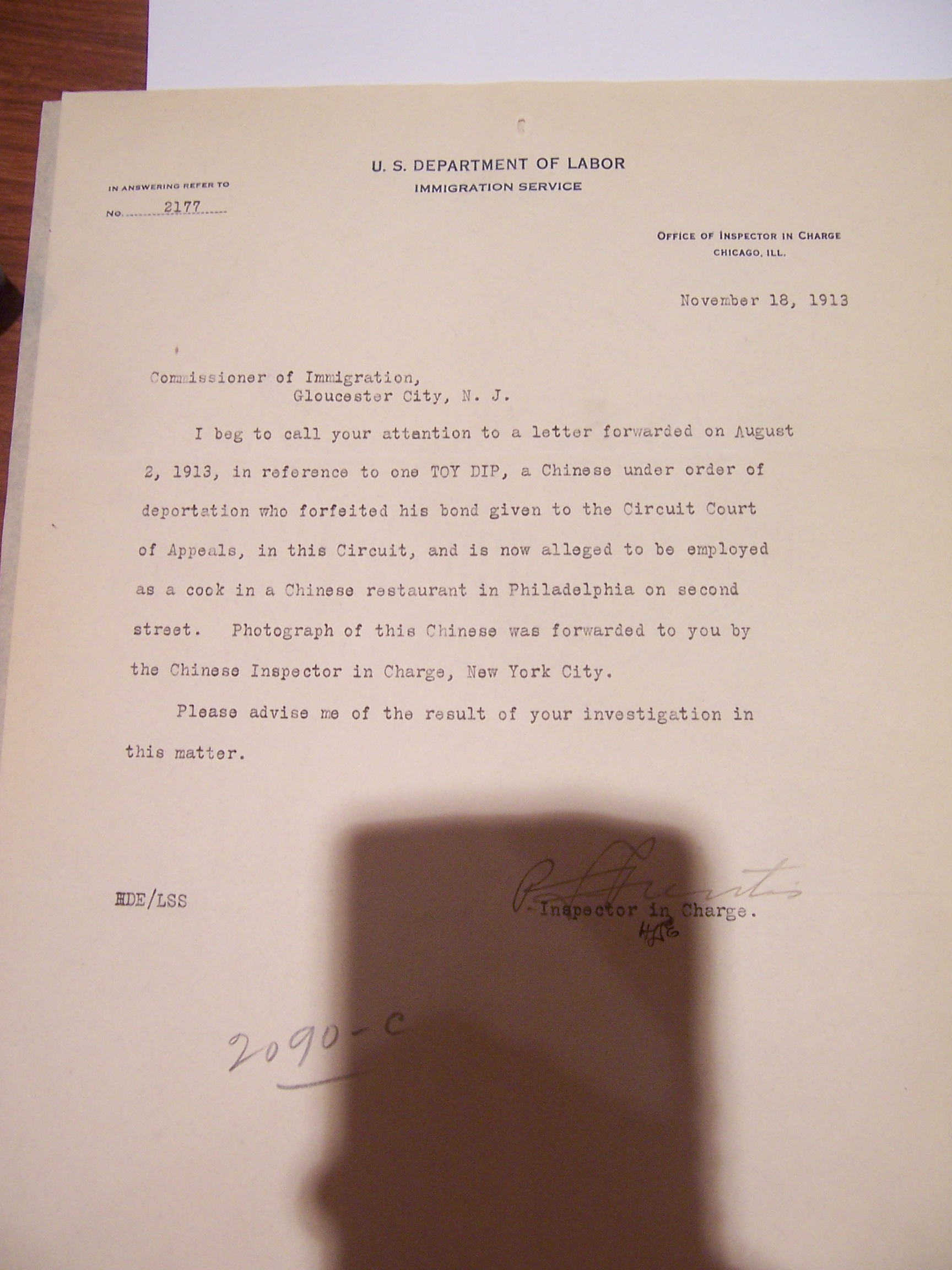 Letter 1